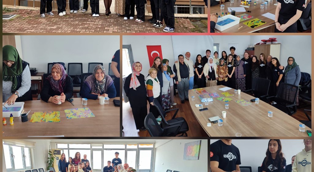 ENKA Meslek Lisesi Öğrencilerinden Gebze Huzurevimize Renkli Ziyaret
