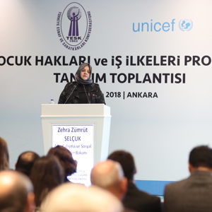 Bakanımız Selçuk, Tesk ve Unıcef İşbirliğinde Hayata Geçirilen "Çocuk Hakları Ve İş İlkeleri Programı"nın Tanıtım Toplantısına Katıldı - fotoğraf 2