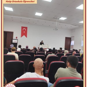 Ahmet Yesevi İmam Hatip Ortaokulu öğrencileri ve öğretmenleri, Sosyal Hizmet Merkezimizi ziyaret etti. - fotoğraf 7
