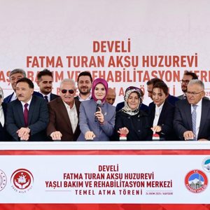 Fatma -Turan AKSU Huzurevi Yaşlı Bakım ve Rehabilitasyon Merkezi Temel Atma Töreni - fotoğraf 2