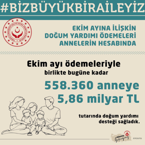 Ekim Ayı Doğum Yardım Ödemeleri - fotoğraf 1