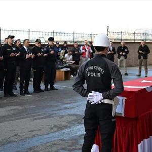 Polis Memuru Tan Belen’in Cenaze Törenine Katılım Sağlanmıştır. - fotoğraf 1