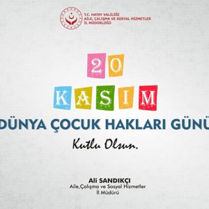 20 Kasım Dünya Çocuk Hakları Günü Kutlama Mesajı - fotoğraf 1