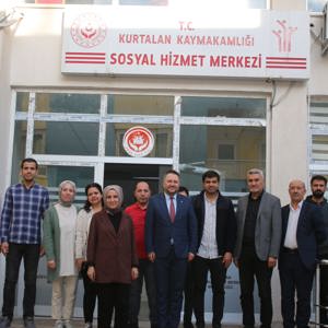 Kurtalan Sosyal Hizmet Merkezi Müdürlüğümüze Ziyaret  - fotoğraf 1
