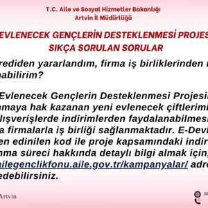 Evlenecek Gençlerin Desteklenmesi Projesi Sıkça Sorulan Sorular - fotoğraf 9