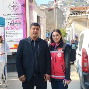 Serdar Mahallesi’nde ikamet eden Roman vatandaşlarımıza yönelik kanser tarama testleri gerçekleştirildi. - fotoğraf 3