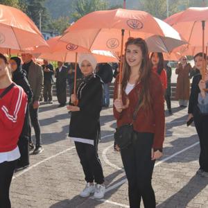 Şiddet Önleme Ve İzleme Merkezi Müdürlüğü Şemsiye Açarak Kadına Şiddete Hayır Dedi - fotoğraf 3