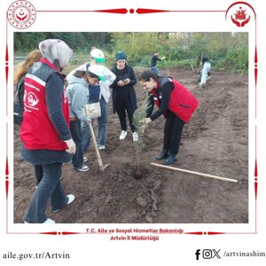 11 Kasım Milli Ağaçlandırma Günü Hopa - fotoğraf 2