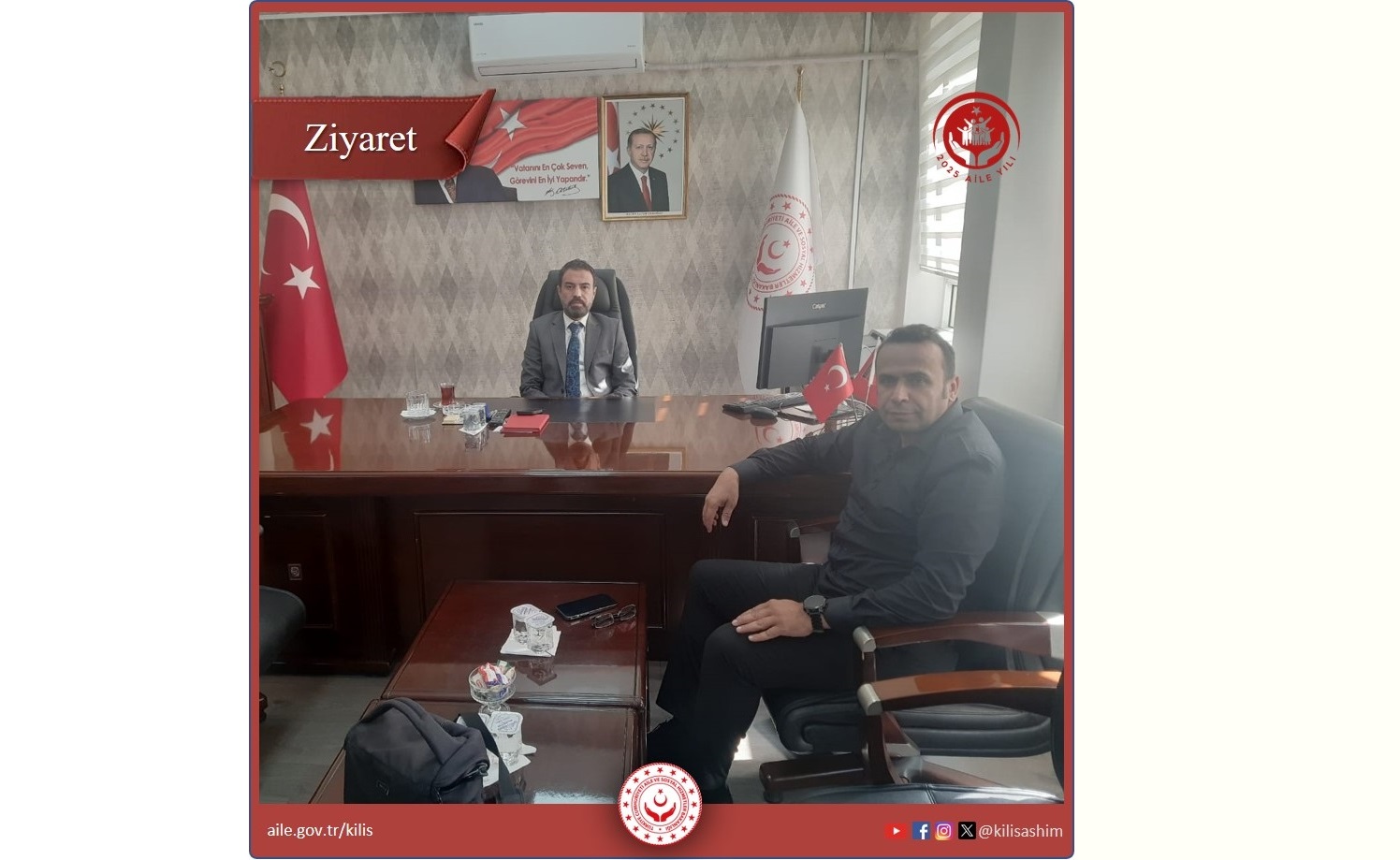 Anadolu Ajansı Yetkilisi Hayırlı Olsun Ziyaretinde Bulundular