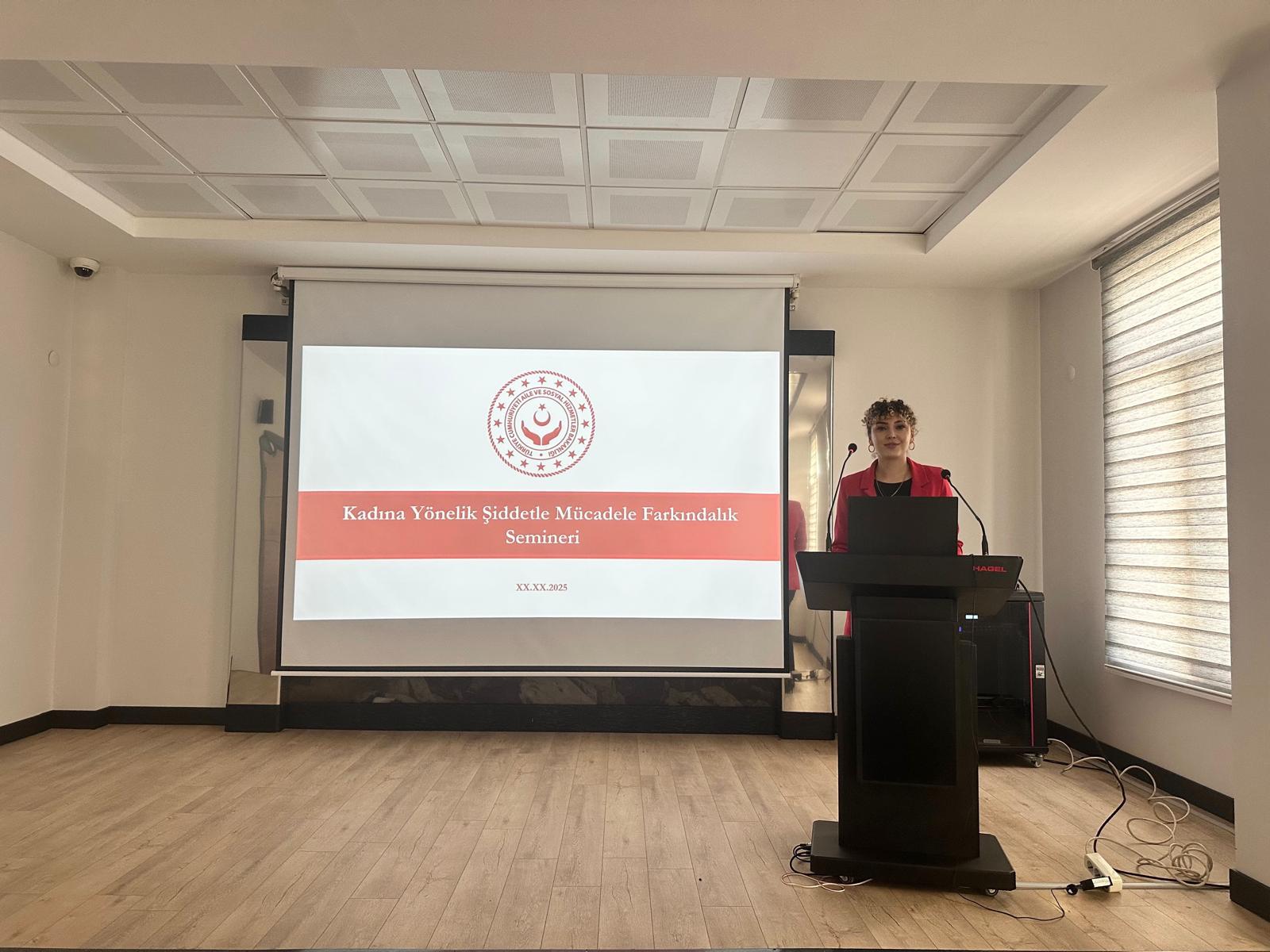 ŞÖNİM Hizmetleri ve Kadına Yönelik Şiddetle Mücadele Konularında Bilgilendirme Seminerleri