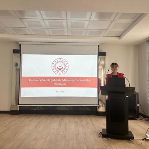 ŞÖNİM Hizmetleri ve Kadına Yönelik Şiddetle Mücadele Konularında Bilgilendirme Seminerleri - fotoğraf 1