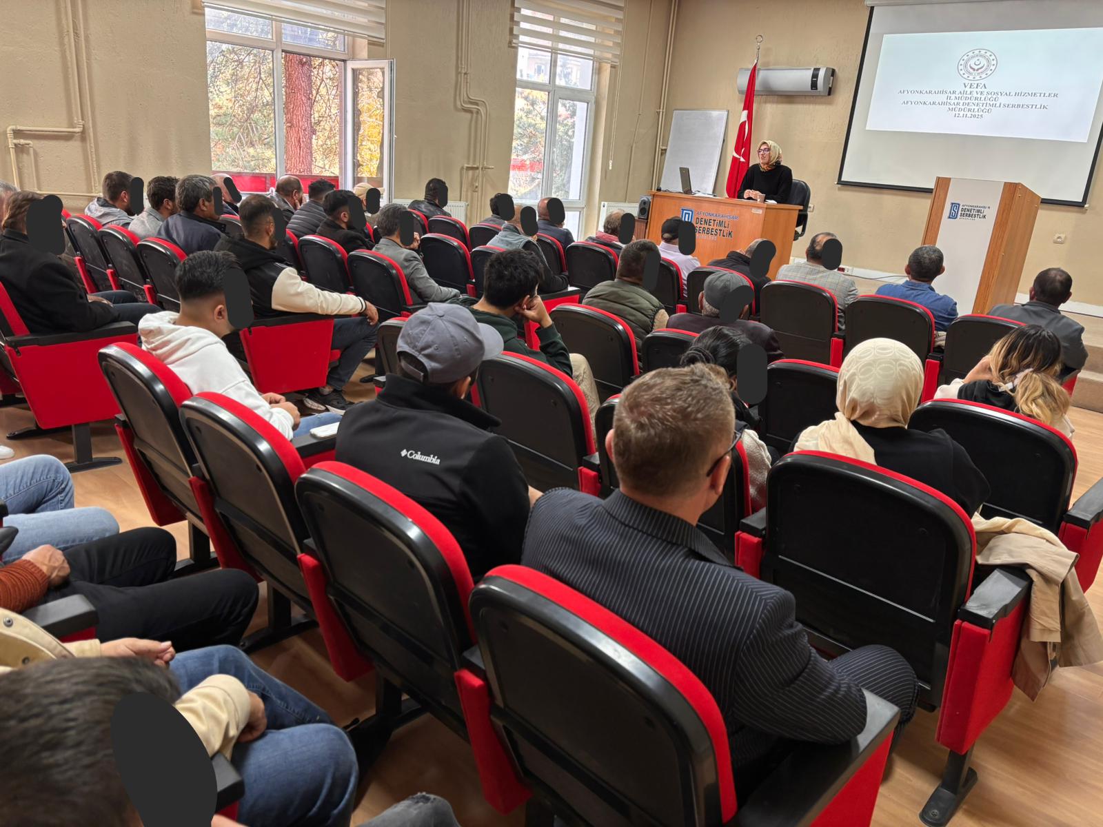 Denetimli Serbestlik Sürecindeki Hükümlülere Yönelik “Vefa” Konulu Seminer