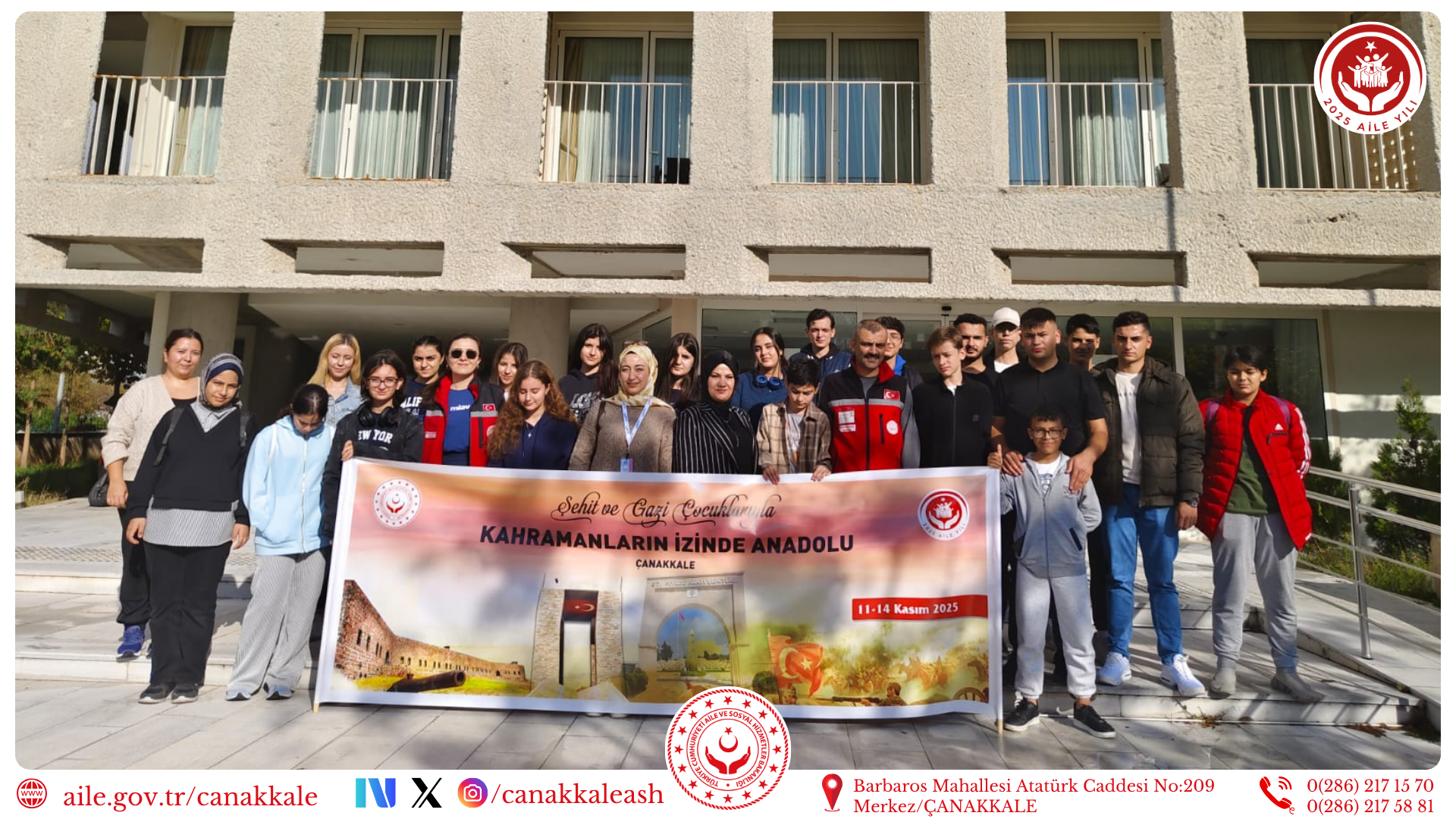 Şehit ve Gazi Çocukları ile Kahramanların İzinde Anadolu - Çanakkale Programı | Konya ve Afyonkarahisar