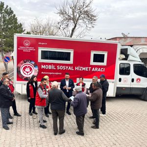 Boğazlıyan ,Yenifakılı , Çandır, Çayıralan ilçeleri ve kasabalarında Mobil Sosyal Hizmet Aracı ile Bakanlığımız hizmet modellerine yönelik tanıtım faaliyetleri gerçekleştirildi. - fotoğraf 1