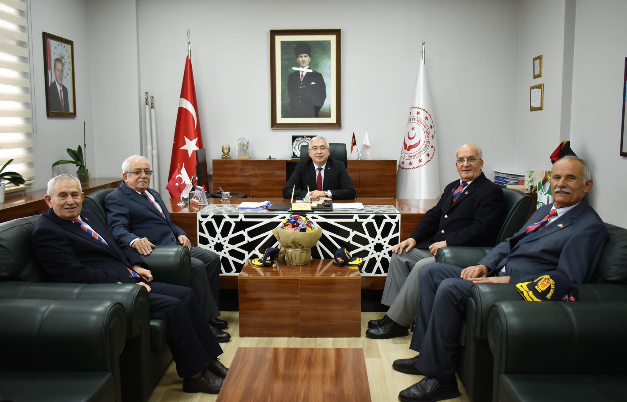 Türkiye Muharip Gaziler Derneği’nden İl Müdürümüze Ziyaret