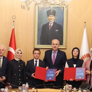 26. Ulusal Çocuk Forumu Sonuç Bildirgesi TBMM Başkanı Kurtulmuş’a takdim edildi - fotoğraf 1