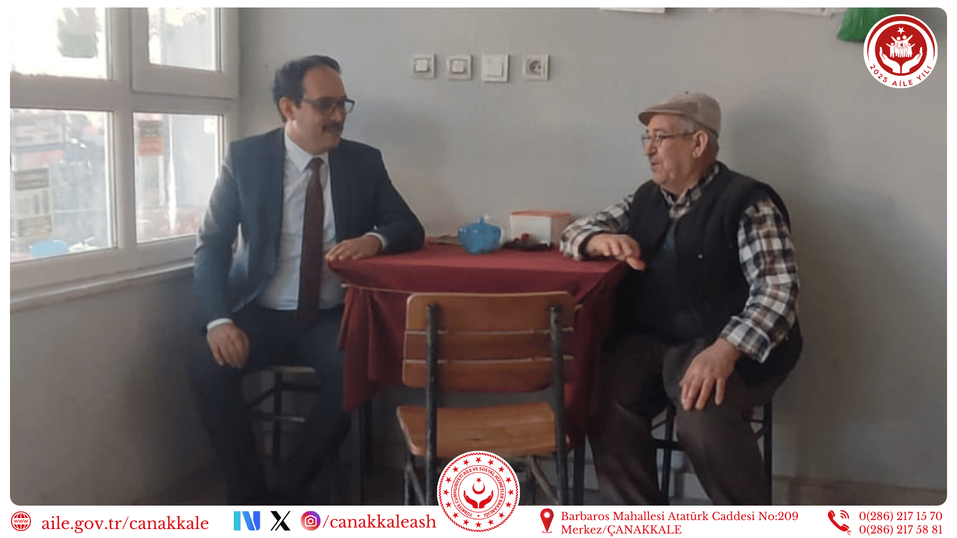 🇹🇷 24 Kasım’da Şehit Öğretmen Halil Kandemir’in Değerli Ailesine Ziyaret