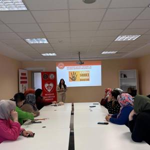 Kadına Yönelik Şiddete Karşı Uluslararası Mücadele Haftası Kapsamında, ADEM Kursiyerlerine Yönelik Eğitim Düzenlendi - fotoğraf 1
