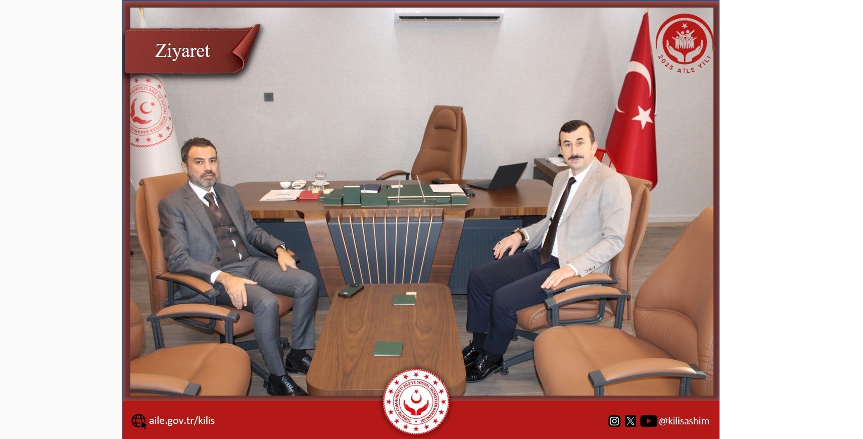 İl Milli Eğitim Müdürü İbrahim AÇIKGÖZ, İl Müdürümüz M. Ferdi BOZKURT’a hayırlı olsun ziyaretinde bulundu.