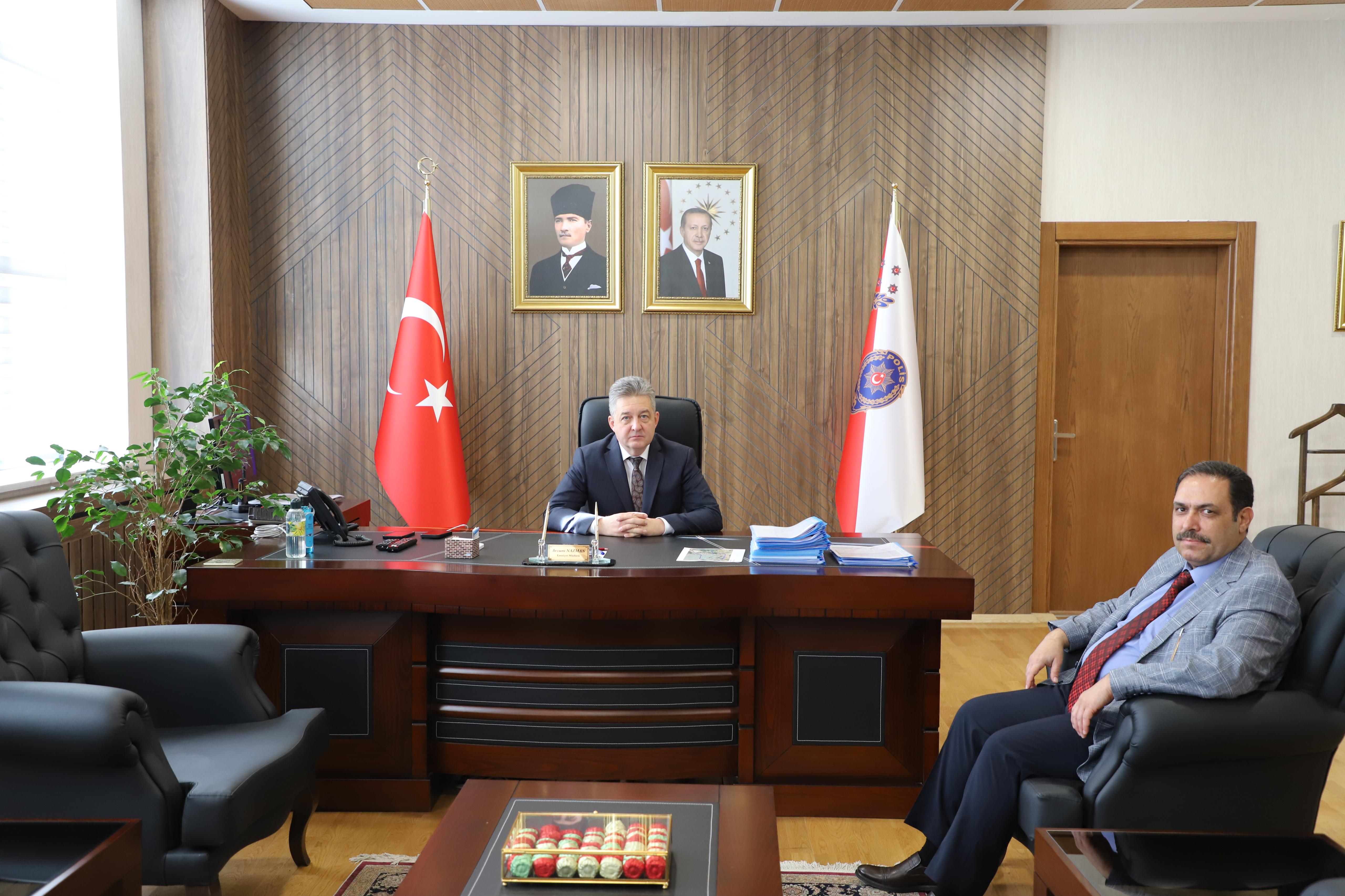 Adıyaman İl Emniyet Müdürü Sayın Arzum Nazman’ı Ziyaret Ettik