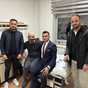 Şehit Polis Memuru Kubilay Karaman’ın Babası Vedat Karaman’a Hastane Ziyareti - fotoğraf 1