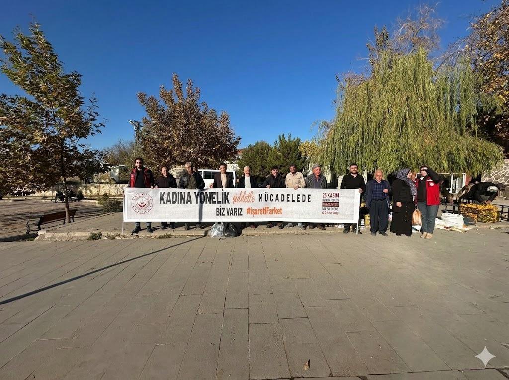 Çukurca’da 25 Kasım Kadına Yönelik Şiddete Karşı Uluslararası Mücadele Günü