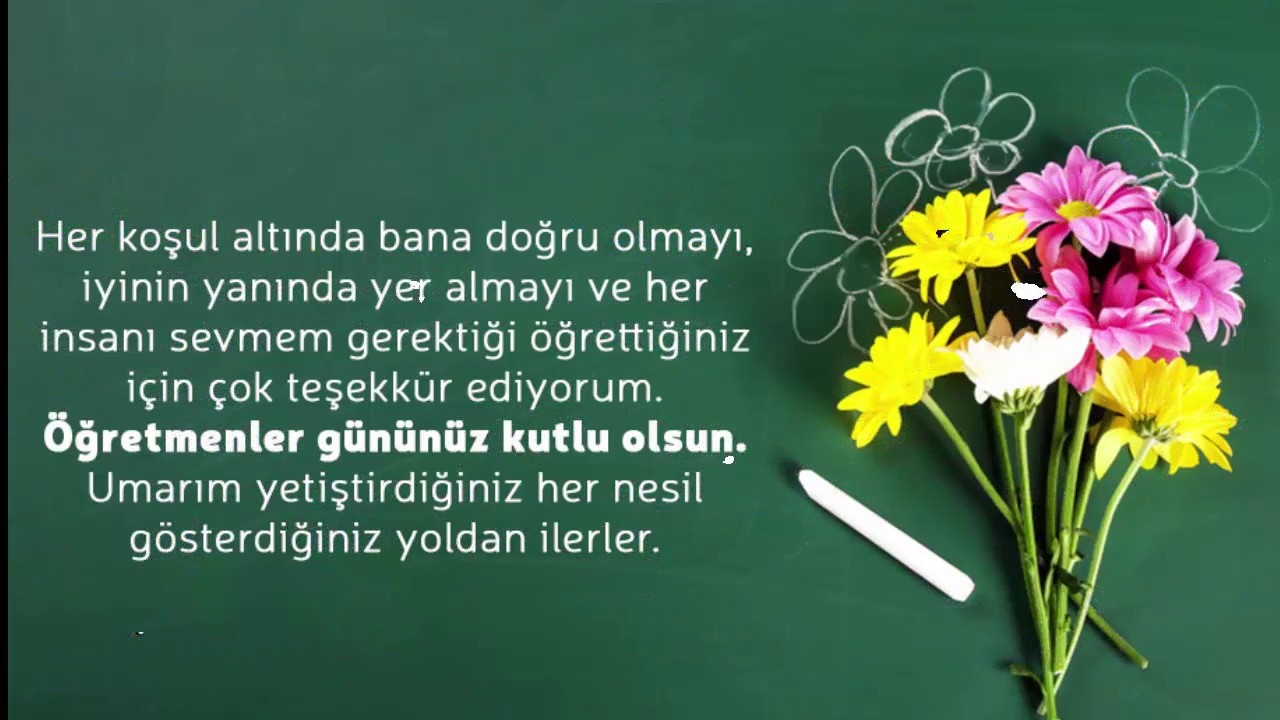 İl Müdürümüzün 24 Kasım Öğretmenler Günü Mesajı