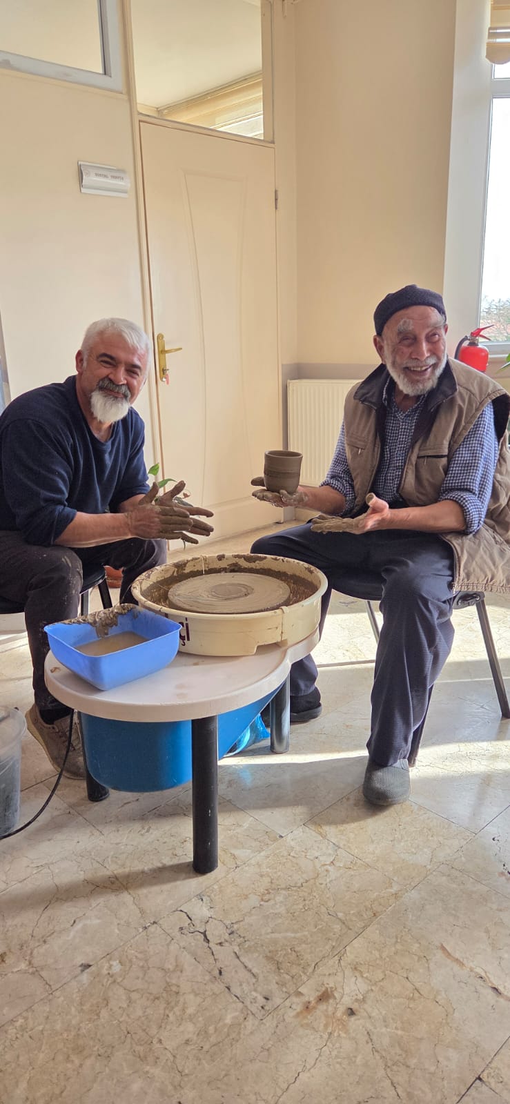 Aktif Yaşlanma Kapsamında Çömlek Atölyesi Etkinliği Gerçekleştirildi