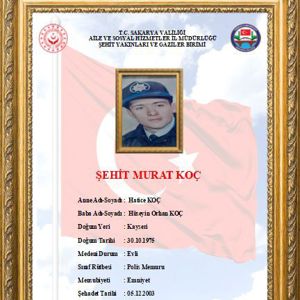 Şehadetinin sene-i devriyesinde, kahraman polis memurumuz Şehit Murat Koç’u rahmet, minnet ve saygıyla anıyoruz. - fotoğraf 1