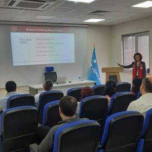 İl Müdürlüğümüze bağlı Şiddet Önleme ve İzleme Merkezi (ŞÖNİM) tarafından, İŞKUR personeline yönelik “Kadına Yönelik Şiddetin Önlenmesi” konulu bilgilendirme semineri düzenlendi. - fotoğraf 4