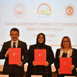 "Kadın Kooperatiflerinin Güçlendirilmesi İşbirliği Protokolü" imzalandı - fotoğraf 1