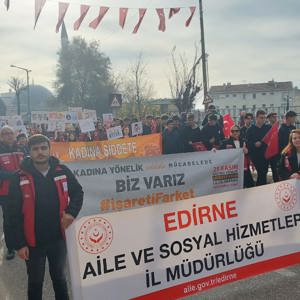 “Kadına Yönelik Şiddetle Mücadelede Biz Varız” Pankartı Açıldı. - fotoğraf 4
