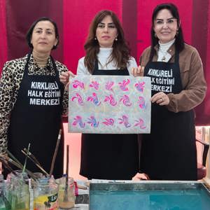 Şehit Yakınları ve Gaziler İçin “Ebru Sanatı” Kursu Başladı - fotoğraf 7