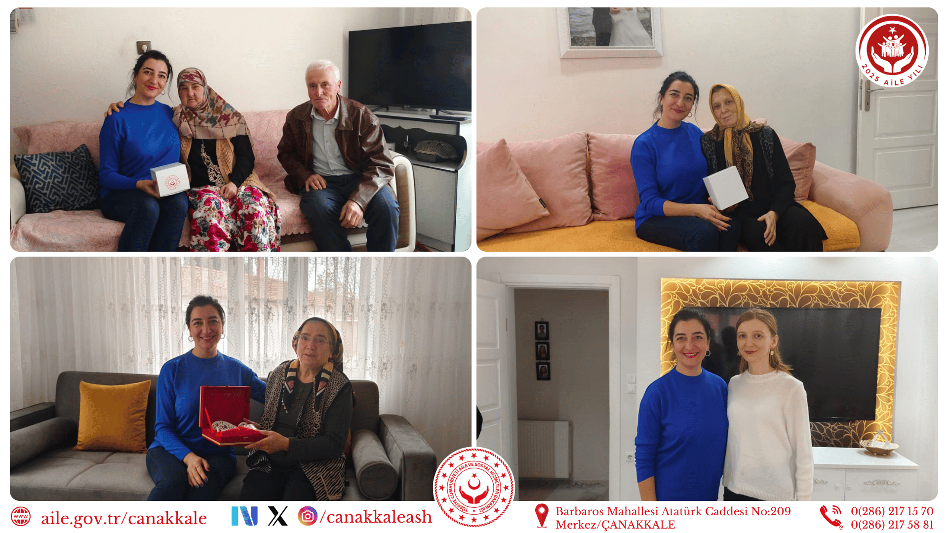 Şehidimiz Bilal Çavuş  ve Şehidimiz Metin Borazan'ın Aileleri Ziyaret Edildi