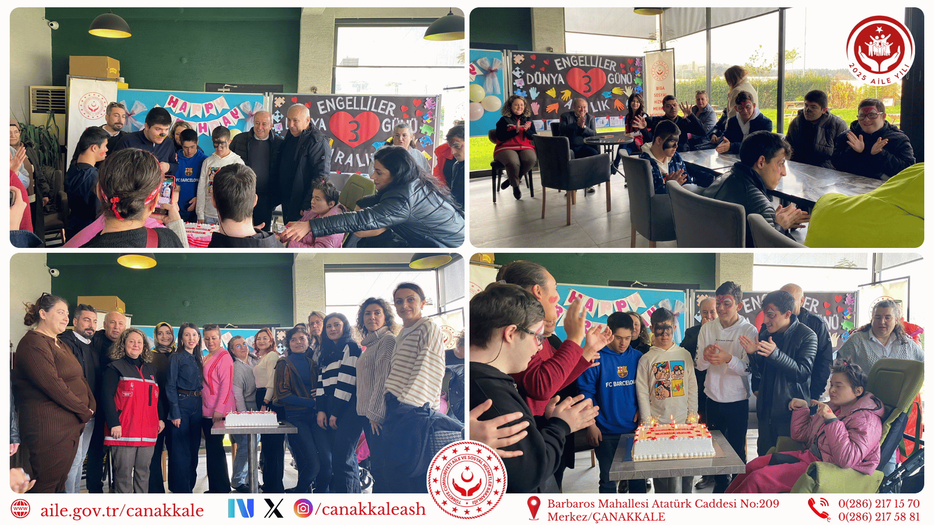 3 Aralık Dünya Engelliler Günü Kapsamında Çavuşköy Özel Eğitim Uygulama Okulu III. Kademe Müdürlüğünde Etkinlikler Düzenlendi.