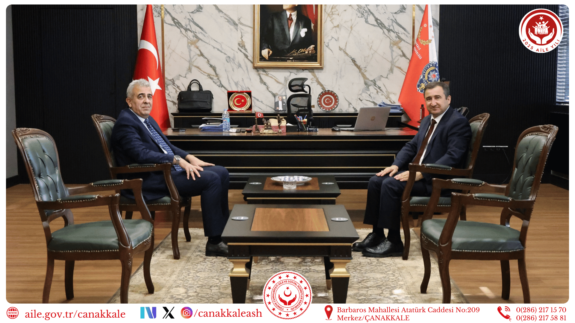 Çanakkale İl Emniyet Müdürü Ziyareti