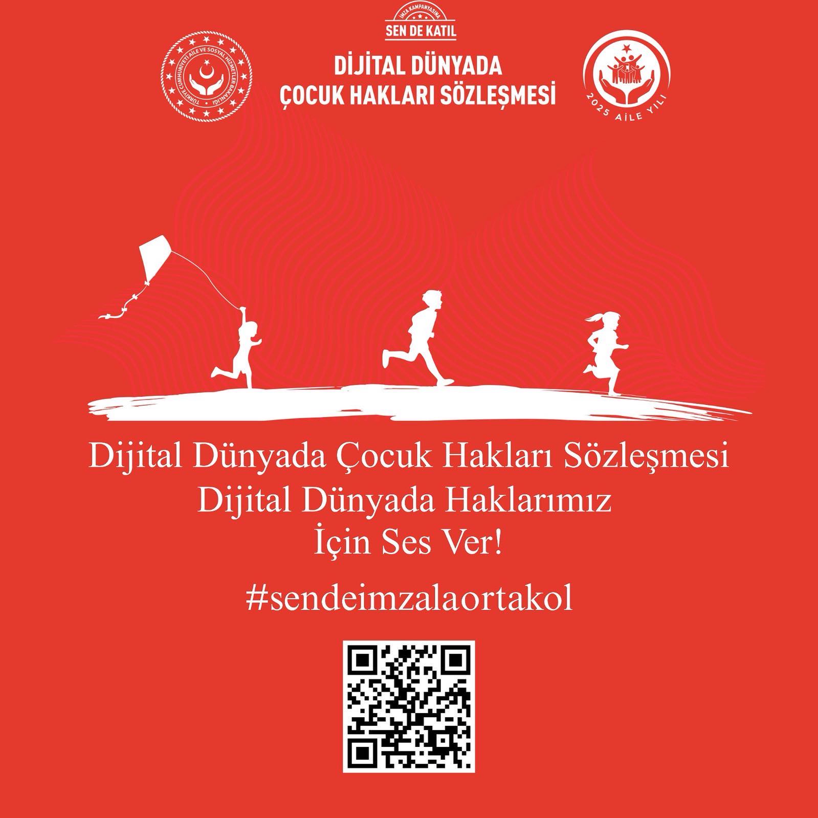 Dijital Dünyada Çocuk Hakları İçin Birlikteyiz.