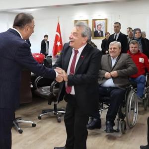 3 Aralık Dünya Engelliler Günü Münasebetiyle Sayın Valimiz Osman HACIBEKTAŞOĞLU Makamında Ziyaret Edildi. - fotoğraf 5