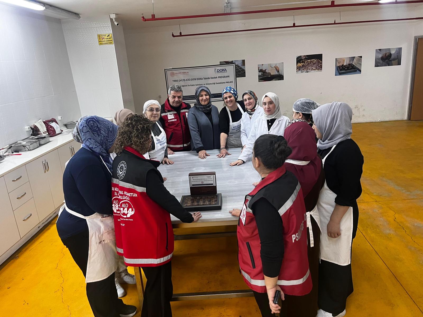 Şiddet Mağduru Kadınlara Mesleki Destek: “Butik Çikolata Eğitimi Projesi” Hayata Geçti