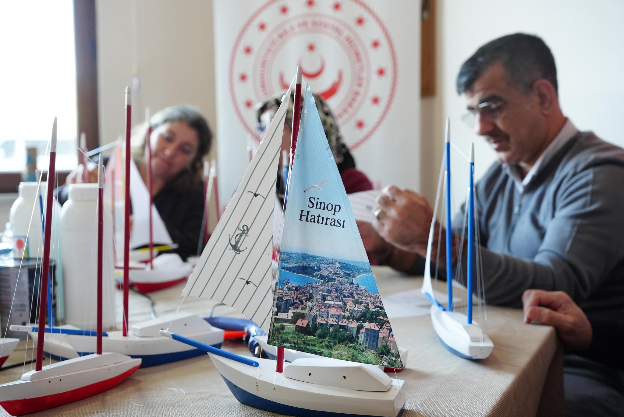 Sanata Teşvik ve Sanatla Yaşam Programı Kapsamında Gemi Modelleme Kursu Ziyaret Edildi