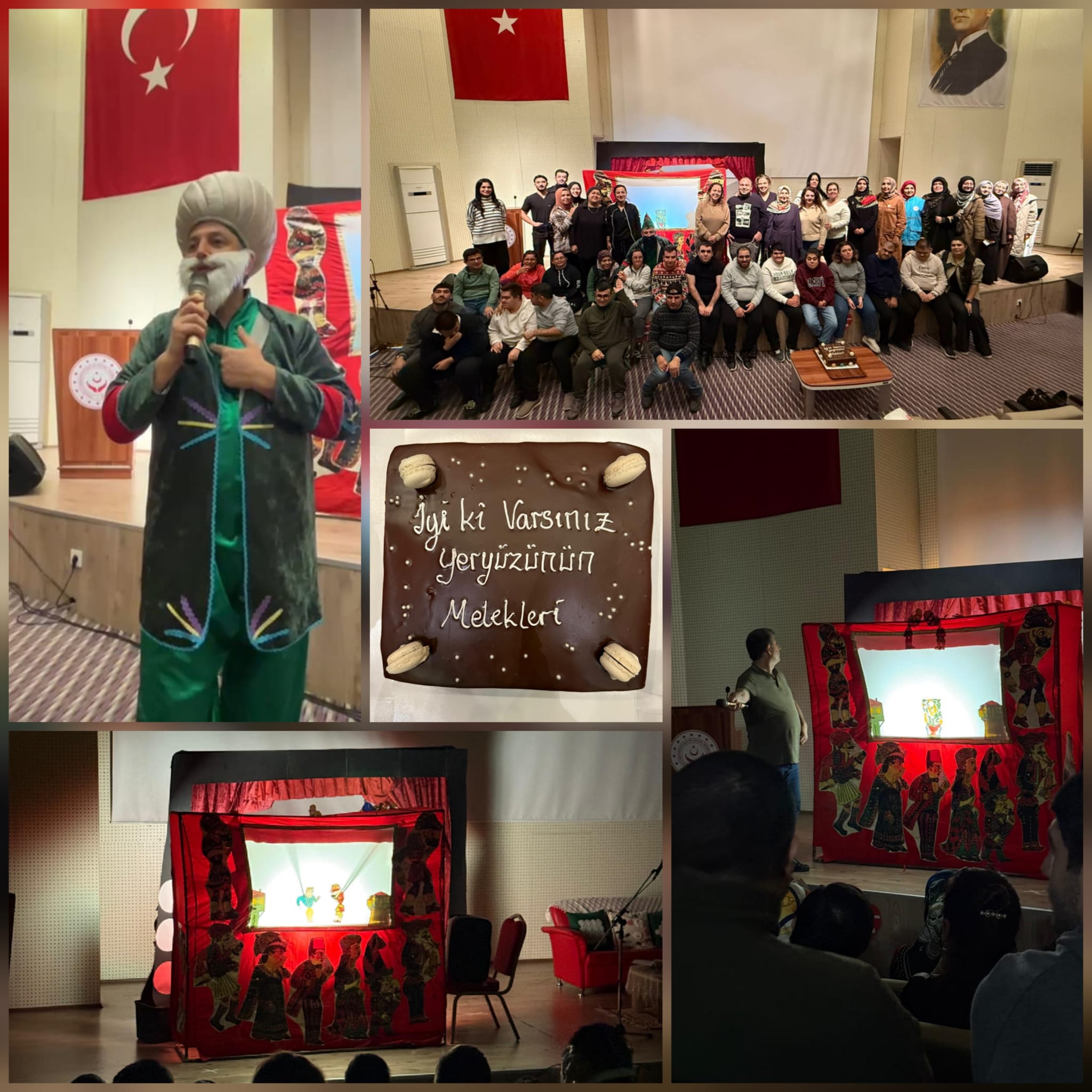 3 Aralık Dünya Engelliler Günü’nde Özel Bireylerle Hacivat–Karagöz Gösterisi