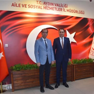 Aydın Sosyal Yardımlaşma ve Dayanışma Vakfı İl Müdürü Sayın Murat Bildik, İl Müdürümüz İlkay Türkoğlu’na hayırlı olsun ziyaretinde bulundu. - fotoğraf 1