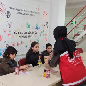 Havza SHM’den Çocuklara Regaib Kandili Etkinliği  - fotoğraf 1