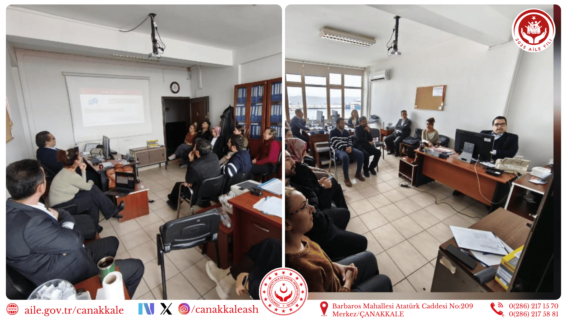 Çanakkale Ticaret İl Müdürlüğü Kadına Yönelik Şiddetle Mücadele Farkındalık Semineri