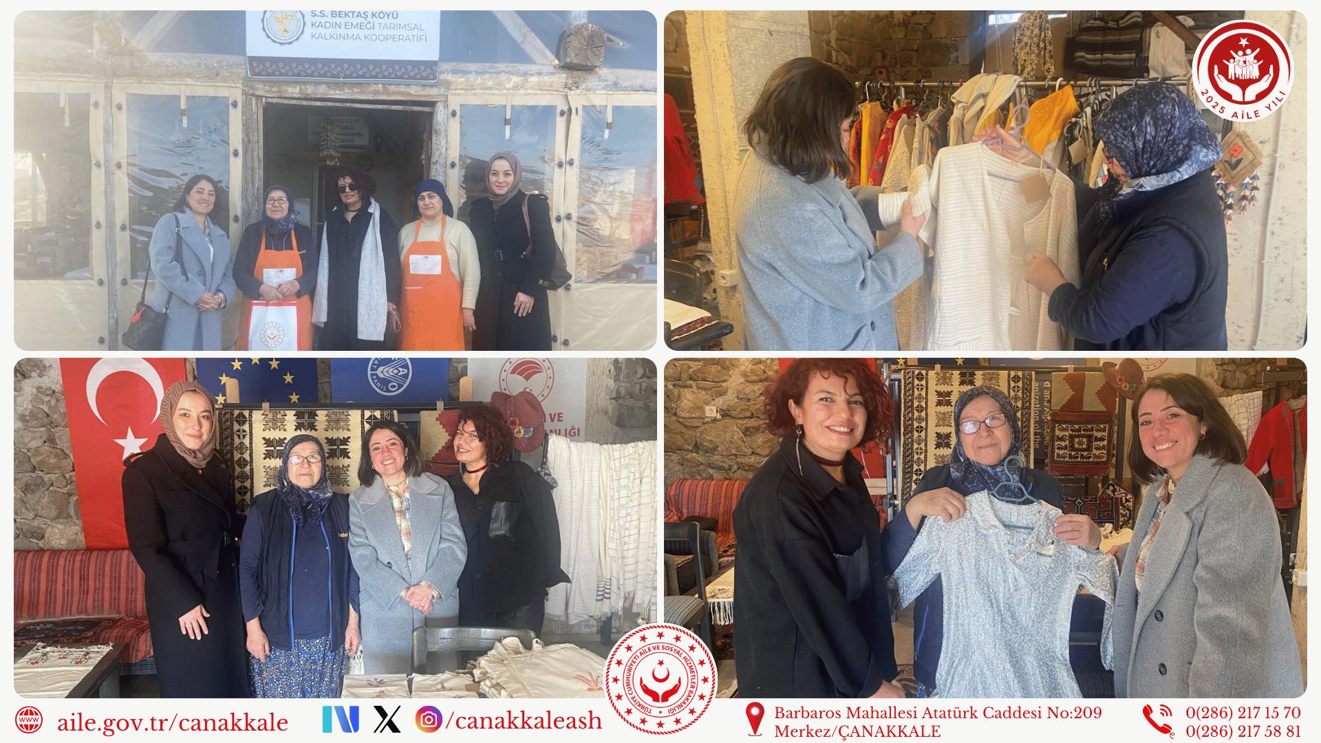 S.S. Bektaş Köyü Kadın Emeği Tarımsal Kalkınma Kooperatifi Ziyareti