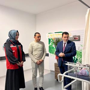 Yeni Yılın İlk Bebeği ve Ailesine Tebrik Ziyareti - fotoğraf 1