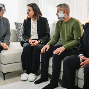 Yaralı Polislerimize Geçmiş Olsun Ziyareti - fotoğraf 2
