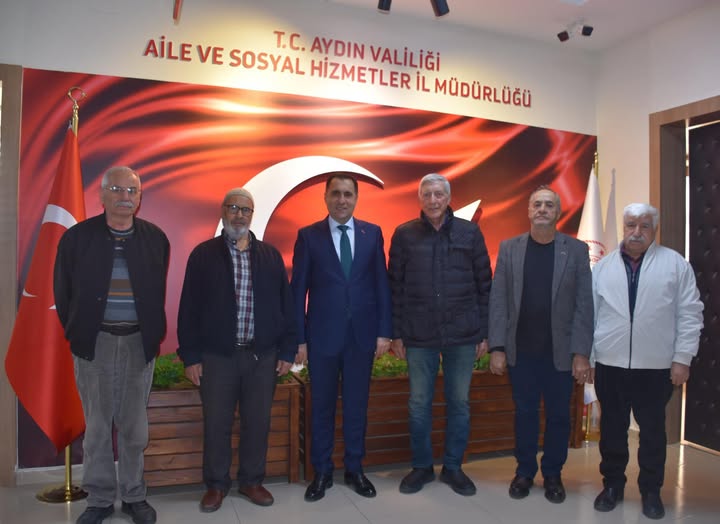 Aydın Şehit Aileleri ve Gaziler Dayanışma Derneği Başkanı Sayın İsmail Ece ile dernek yönetim kurulu üyeleri, İl Müdürümüz İlkay Türkoğlu’na hayırlı olsun ziyaretinde bulundu.