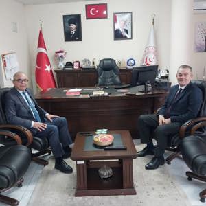 Ticaret İl Müdürümüz Sayın Mustafa UZAN, İl Müdürümüz Bilgin ÖZBAŞ'ı ziyaret etti.  - fotoğraf 1