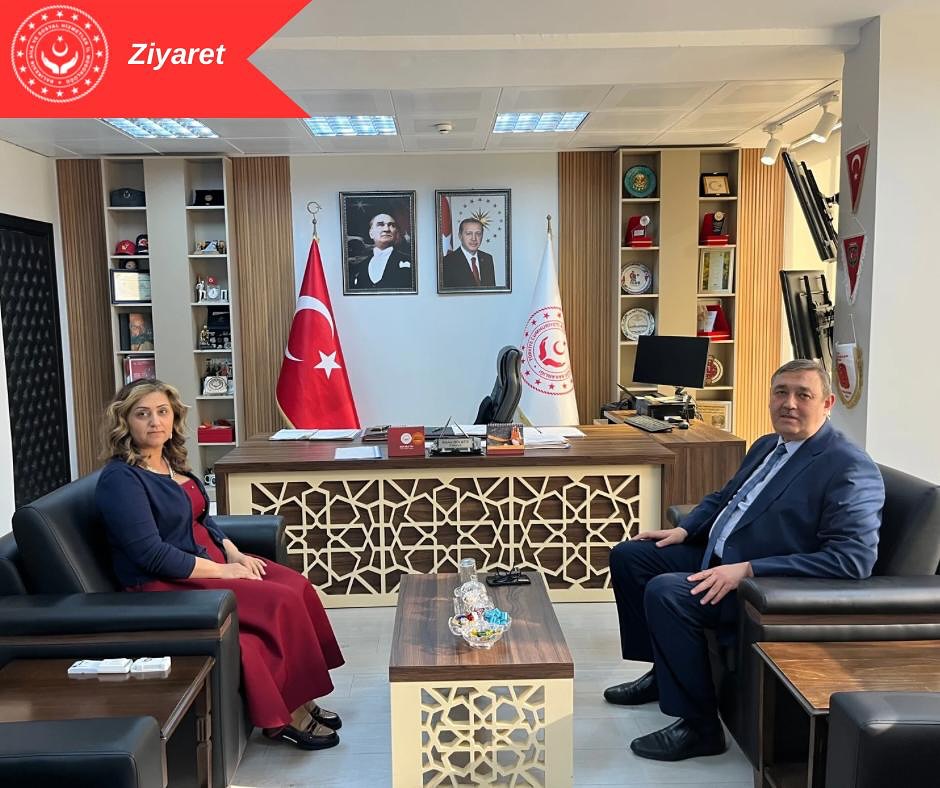 İl Müdürümüz Sayın Emine BÖÇKÜN, Sanayi ve Teknoloji İl Müdürü Sayın Mehmet ŞAFAK’ı makamında ağırladı.